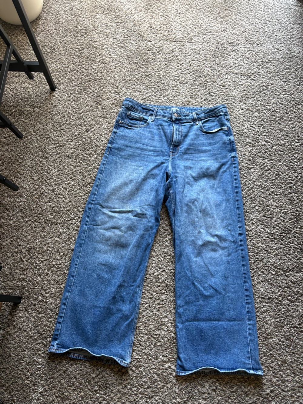 Women’s Wide Leg Blue Denim Jeans